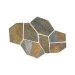 Rust Hexagon Culture Stone 2