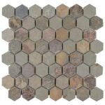 Rust Hexagon Mosaic 1