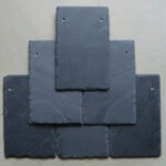 ChinaNaturalSlateRoofTileSplitSurfaceBlackRustyLong LastingEco – friendlyBuilding Material 3
