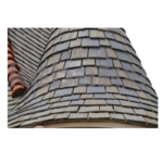 CustomBlackBlueTileRoofing TileOutdoorStoneRoofPanelTraditionalDecorationPeakedTripleAngleRoof 1
