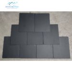 CustomBlackBlueTileRoofing TileOutdoorStoneRoofPanelTraditionalDecorationPeakedTripleAngleRoof 2