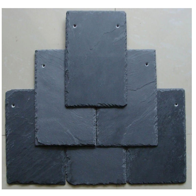 ModernDurableDarkGreyThickSlateRoofing TileNaturalStoneTileOutdoorHouseWaterproofResistantCold Resistant