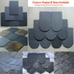 ModernFlatFlatNaturalStoneBlackGreySlateRoofTileVillaResistantHeat Resistant5YearsAboveWarranty 3