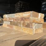 BeigeNaturalCulture StoneVeneerExterior WallDecorationStackedStyleStoneFacadeFlatCladdingVillaFenceWallSplit 3