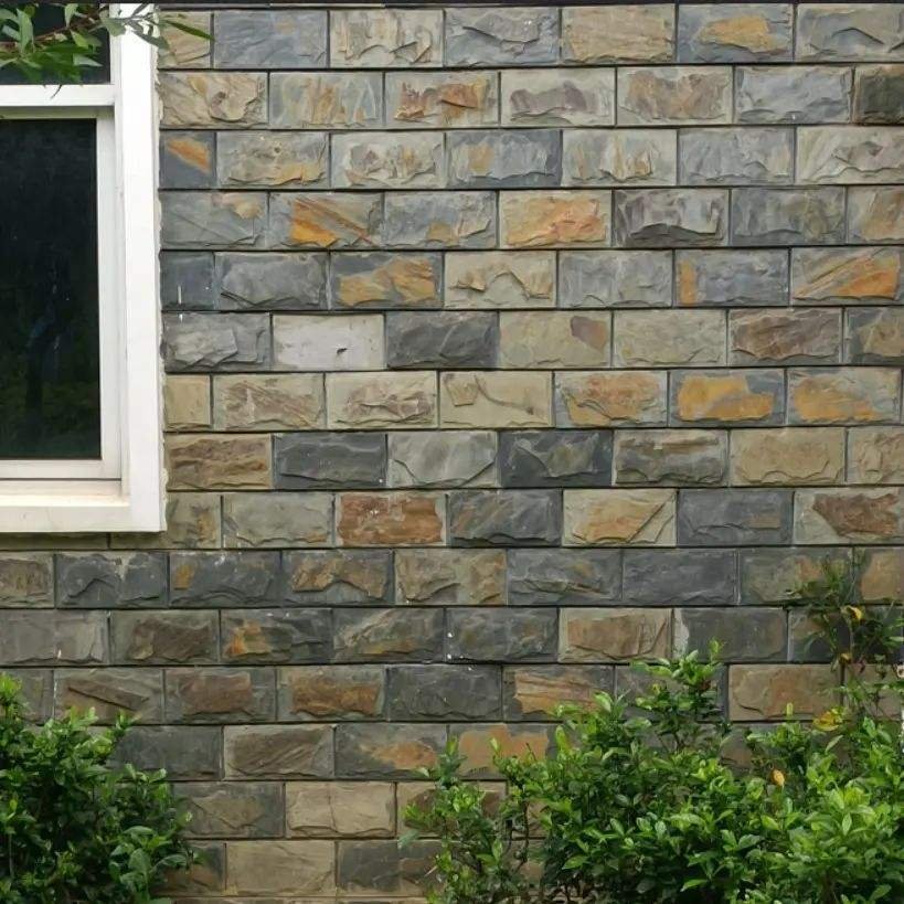 ClassicTileBlock EuropeanNaturalCulture StoneWall Panel MushroomShapeWall Tile Acid ResistantEco – friendlyDurable Exterior WallInterior Wall
