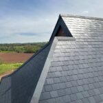 ChinaNaturalSlateRoofTileSplitSurfaceBlackRustyDurableEco – friendlyBuildingMaterial 1