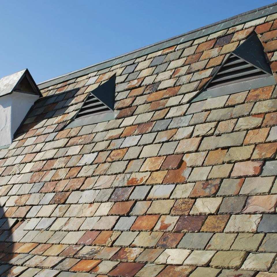 ChinaMultiColorSlateTileNaturalRustySplitStyleRoofTileWavePatternOrSquareRoofing Tile