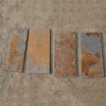 ChinaMultiColorSlateTileNaturalRustySplitStyleRoofTileWavePatternOrSquareRoofing Tile 3