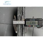 CustomBlackBlueTileRoofing TileOutdoorStoneRoofPanelTraditionalDecorationPeakedTripleAngleRoof 4