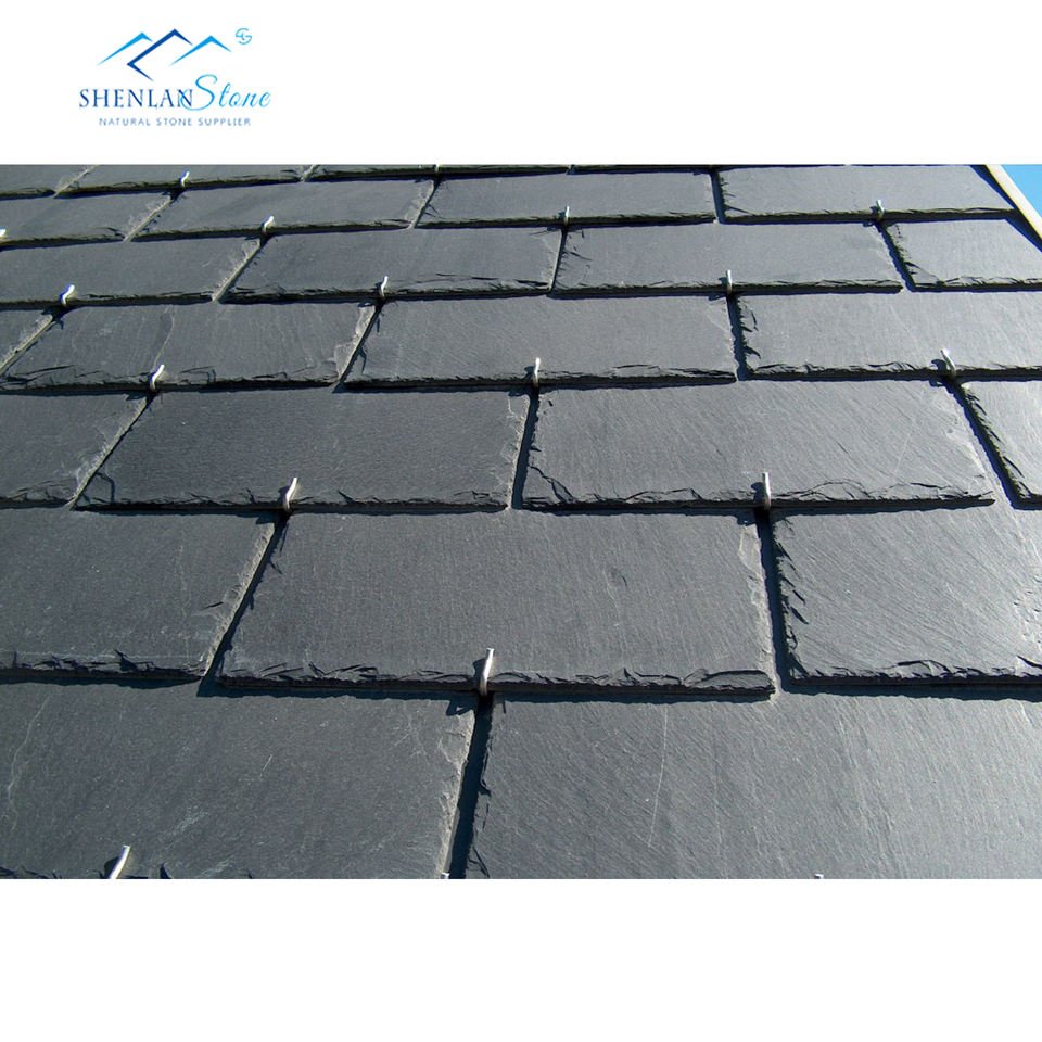 LowCostHandmadeNaturalSlateRoofing TileResistantHeat ResistantCustomSizeTraditionalDesign – ManufacturerDirect Sale