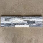 GreyWhiteMixedNaturalStoneVeneer – 6 “* 24” QuartzStackedWall Panel – ForInterior/Exterior 2