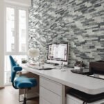 GreyWhiteMixedNaturalStoneVeneer – 6 “* 24” QuartzStackedWall Panel – ForInterior/Exterior 6