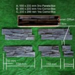 ModernBlackSlateClassificationLedgerPanelNaturalStackedStoneWallCladdingSplitStylePanelSlateStoneExterior/Interior 3