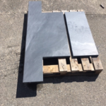 HotelLiving RoomOrVillaModernBlackSlateWindow SillStoneCladdingSplitFinish 3