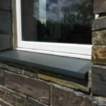 HotelLiving RoomOrVillaModernBlackSlateWindow SillStoneCladdingSplitFinish 6