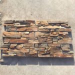 ModernDesignNaturalRustSlateStackedStoneVeneerBoardAcid ResistantSplitStylePanelClassificationLedgerTileWallCladdingVillaBlack 2