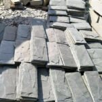 ModernGreySlateSplit FaceMushroom StoneWallCladdingNaturalStoneExterior WallDecorationAcid ResistantPanel 4