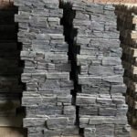 ModernStyleNaturalSlateVillaBlackSlateVeneerOutdoorDecorationExterior WallCladdingSplit 5