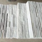 NaturalWhiteCulture StoneQuartziteStackedStonePanelSplitStyleNaturalStoneLedgerInnerExterior WallCladding 4