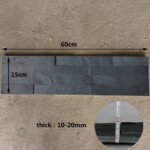 OutdoorNaturalCharcoal BlackSlateStackedStoneVeneerBoard – ForFeature WallAndFireplaceExterior WallCladding 2