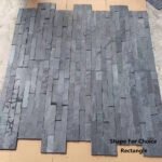 OutdoorNaturalCharcoal BlackSlateStackedStoneVeneerBoard – ForFeature WallAndFireplaceExterior WallCladding 4
