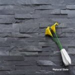 OutdoorNaturalCharcoal BlackSlateStackedStoneVeneerBoard – ForFeature WallAndFireplaceExterior WallCladding 5