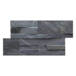 High QualityNaturalBlackSlateZ ShapeOpenTile – OutdoorStonePanelOutdoorAndIndoorRusticStoneCladding 2