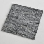 High QualitySHANLAN SL – PB050ModernNaturalBlackWoodPatternLargeSlate – SurfaceCut/AntiqueTreatment – SuitableForInterior Wall 2