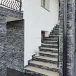 High QualitySHANLAN SL – PB050ModernNaturalBlackWoodPatternLargeSlate – SurfaceCut/AntiqueTreatment – SuitableForInterior Wall 4