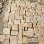 Exterior WallRandomSquare StoneYellowLimestoneWallCladdingNaturalSplitStoneVeneer 2