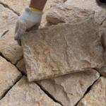 Exterior WallRandomSquare StoneYellowLimestoneWallCladdingNaturalSplitStoneVeneer 4