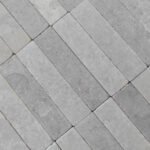 GreyLimestoneSubwayMosaicTileNaturalStoneStripWall & BacksplashCladding 4