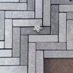 GreyLimestoneSubwayMosaicTileNaturalStoneStripWall & BacksplashCladding 5