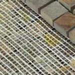 NaturalMixedSlateMosaicTile – SplitSurfaceEco – friendly 1×1 InchSquareTile – SuitableForOutdoorAndInterior Wall 3