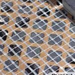 HonedBlackSlateSquareMosaicTile – Eco – friendlyDurableNaturalStoneWall Tile，SuitableForKitchenAndOutdoorTerrace 3