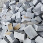 ChinaNaturalGreySlateDrivewayPaverTumbledCobblestonePavingCubeSetOutdoorWalkwayPavingStoneSet 4