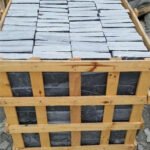 ChinaNaturalGreySlateDrivewayPaverTumbledCobblestonePavingCubeSetOutdoorWalkwayPavingStoneSet 5