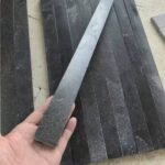 CustomSizeNaturalBlackSlateHerringboneMosaicModernIndoorOuterDecorationWall 2