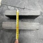 Modern10x20cmcmCobblestoneTumbledBlackSlateOutdoorPavingTileGardenDrivewayStoneFloor 5