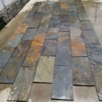 ModernAnti – slipOutdoorFloor TileManufacturerSellVillaForNaturalMultiColorBlueStoneRustSlatePaver 2