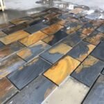 ModernAnti – slipOutdoorFloor TileManufacturerSellVillaForNaturalMultiColorBlueStoneRustSlatePaver 3