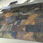 ModernAnti – slipOutdoorFloor TileManufacturerSellVillaForNaturalMultiColorBlueStoneRustSlatePaver 4