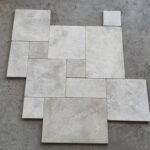 ModernFrenchPatternPaverOutdoorNaturalSilverWhiteAntiqueTravertineMarbleTileStartLimestoneHotelPool 2