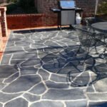 ModernNaturalBlackSlateStoneIrregularRandomCrazyPavingSlatePaverSplitOutdoorLandscapingGardenPath 6