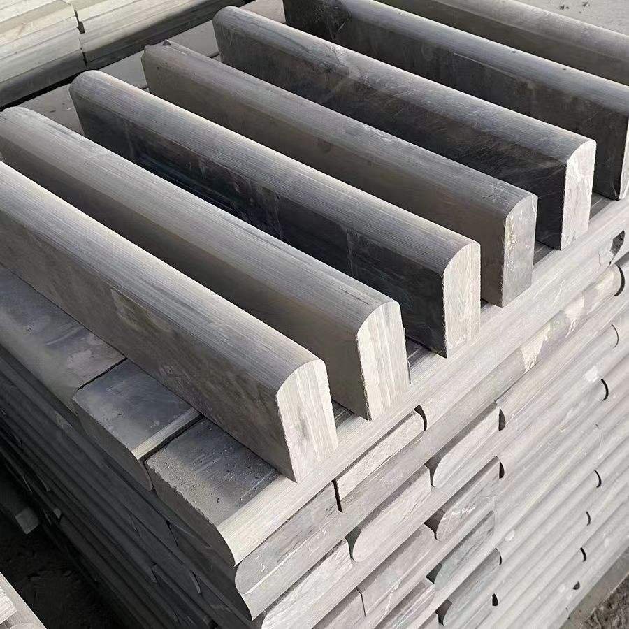ModernNaturalGreyBlueStoneCurbstoneRoadsideStoneEdge CalibratedBlockPolishedOutdoorLandscapingRoadsideSmallRoadDrivewayHardLandscaping