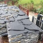 ModernNaturalSlateOutdoorPaverHighQualityRandomShapeStoneTileRusticSplitSlateAnti – slipGardenTerrace 4