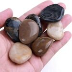 NaturalPolishedMixedAcid ResistantEco – friendlyDurableCobblestoneSmallDecorationRiver StonePlantGarden 2