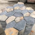NaturalSlateMosaicPavingTileMixedPatternOutdoorSlateAnti – slipPaver – ForGardenPatioAndHotel 6