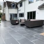 NaturalSlatePaverBlackGrey600X900OutdoorSlatePatioPaver，ForGardenPatioDrivewaySidewalkLandscapingLandscaping 1