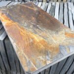 NaturalSlateSplitSlateFloor TilePaverOutdoorNaturalRustColorfulSlateNoFadeAnti – slipFloor Tile 6